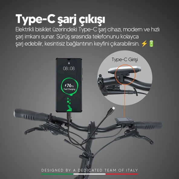 Stradacycles E-Spido Hidrolik Disk 20 Jant Katlanabilir Elektrikli Bisiklet - 11