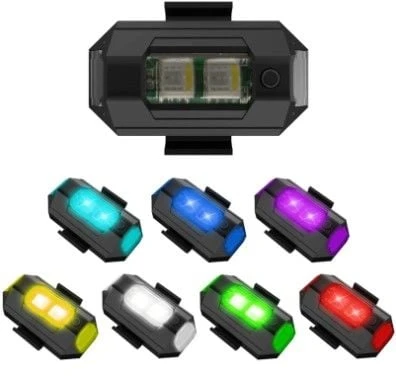 7 Renk Bisiklet Motosiklet Drone Işığı Çakarlı Lamba - 1 Adet Fiyatıdır