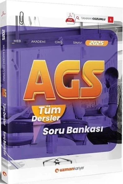 Uzman Kariyer 2025 MEB-AGS Tüm Dersler Soru Bankası Çözümlü Uzman Kariyer Yayınları