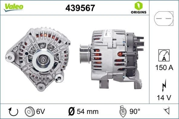 ALTERNATOR SARJ DINAMOSU 12V 150A BMW M47 M57 E39 E46 E83 E53