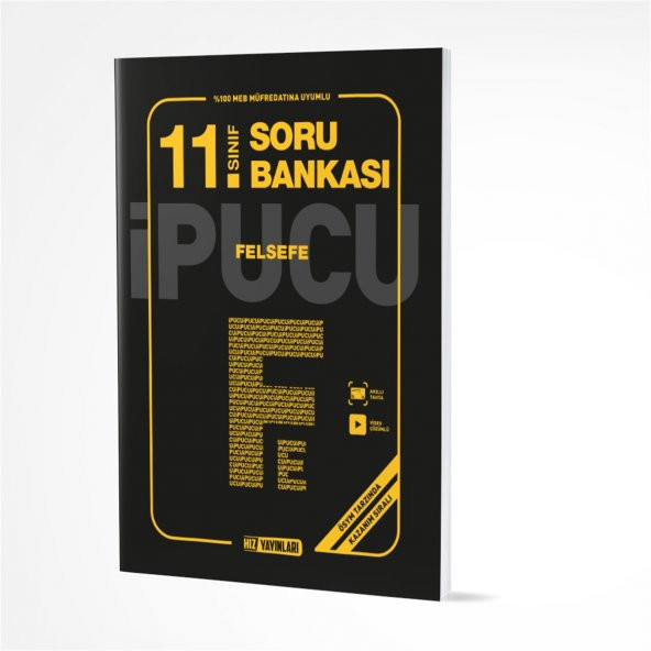 Hız Yayınları 11. Sınıf Felsefe İpucu Soru Bankası 2023 ürün görseli