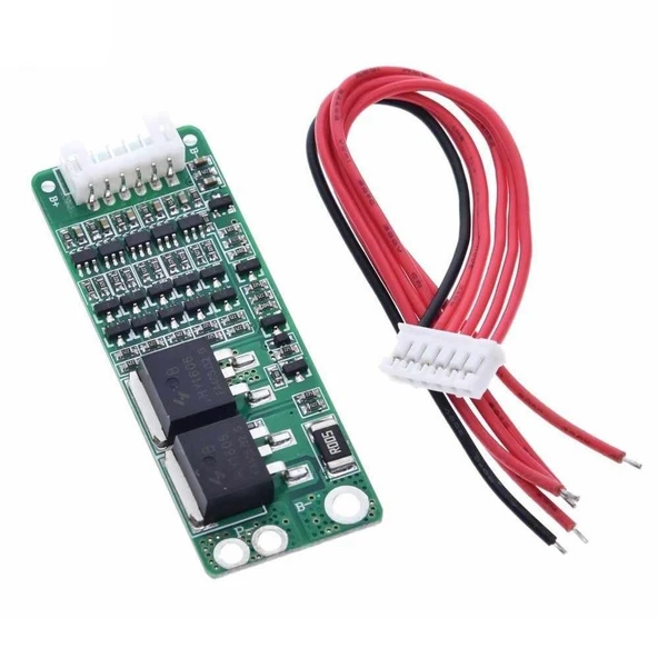 5S 15A BMS Lityum Li-ion Batarya Koruma Kartı - 5 Adet Seri 18650 Pil 21V  18650 Li-ion Lipo