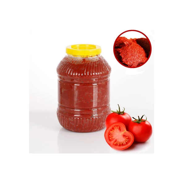 Doğal Katkısız Köy Salçası-Doğal Ev Yapımı Domates Salçası- 3 Kg