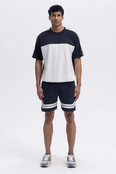 Ellesse Erkek Siyah Yuvarlak Yaka Tişört EM488