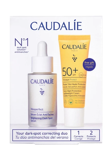 Caudalie Vinoperfect Serum ve Güneş Bakım Seti