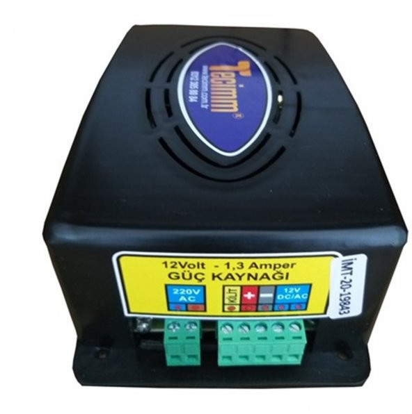 TEC G110B Siyah Akülü Akıllı Kilit Güç Kaynağı