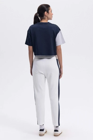 Ellesse Kadın Yuvarlak Yaka Lacivert Tişört EF376 - 3