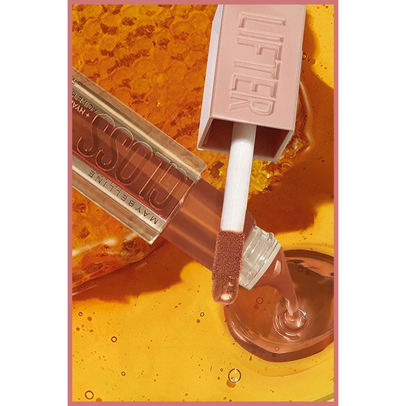 Maybelline New York Lifter Gloss Honey’d Nemlendirici Dudak Parlatıcısı - 26 Honey - 5