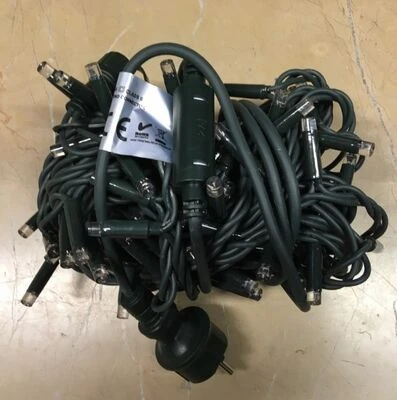 Yılbaşı aydınlatması hareketli LED Perde dış mekan hortum Günışığı Dekoratif 10mt. yeşil kablolu Süs - 3