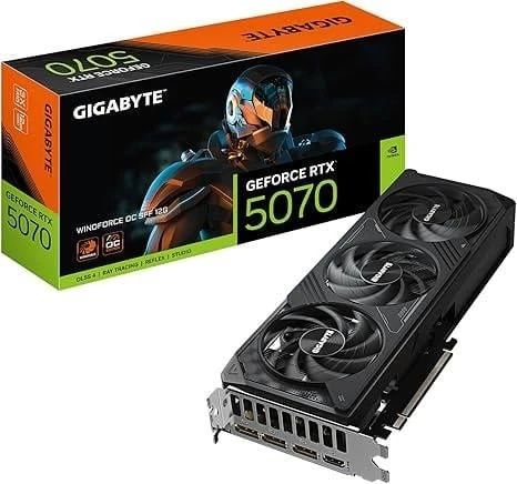 Gigabyte GeForce RTX 5070 WINDFORCE OC SFF 12G 12GB GDDR7 192 Bit DLSS 4 Ekran Kartı