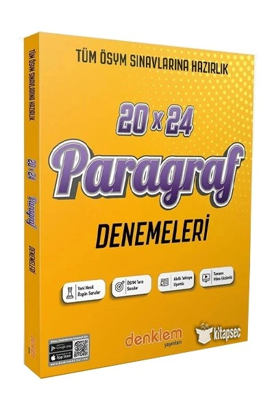 TYT-AYT Paragraf 20 x 24 Deneme Denklem Yayınları