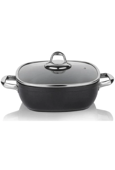 Schafer Gastronomie Master Granit Basık Tencere-28Cm