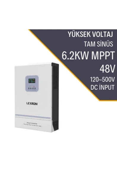 Lexron 6.2KW MPPT 120-500V PV INPUT 100A MPPT INVERTER PARALLENEBİLİR