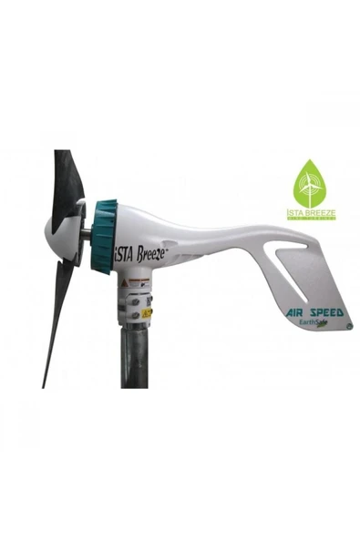 istabreeze İsta-breeze 500w 24v Rüzgar Türbini Air Speed Hibrit Şarj Kontrolü Direk Seti