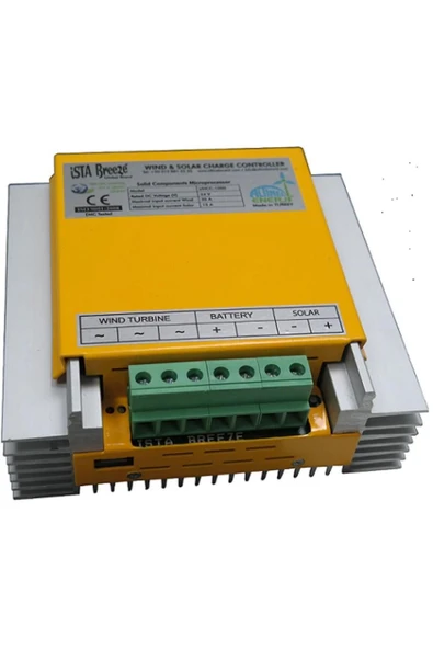 istabreeze İsta-breeze 500w 24v Rüzgar Türbini Air Speed Hibrit Şarj Kontrolü Direk Seti - 4