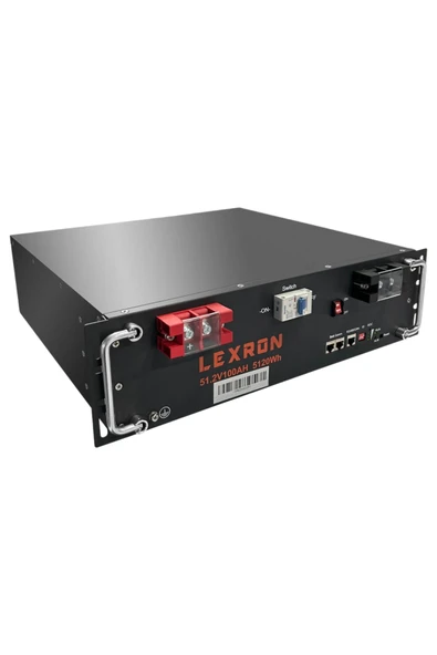 Lexron 51.2V 100AH Lityum Akü (Kaset Tipi) - 2