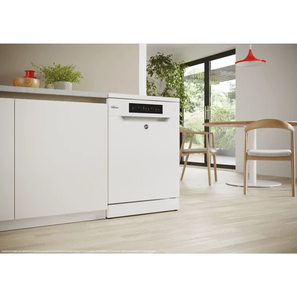 Hoover HF 3E53L0W-17 5 Programlı Bulaşık Makinesi - 5
