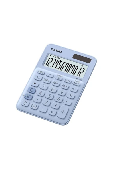 Ms-20uc-lb 12 Hane Açık Mavi Masa Üstü Hesap Makinesi