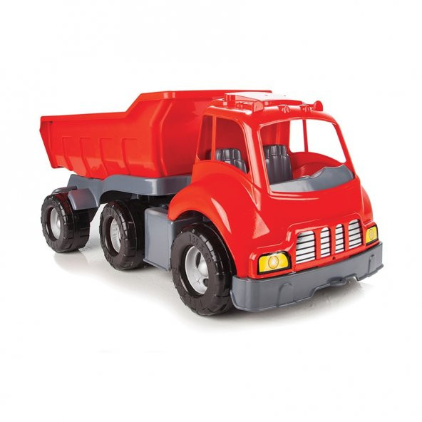 Pilsan Çocuk Oyuncak Kırmızı Kamyon İş Makinesi Moving Truck