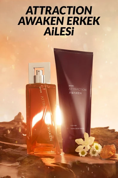 AVON Attraction Awaken Erkek Parfüm Edt 75 ml - Resim 4