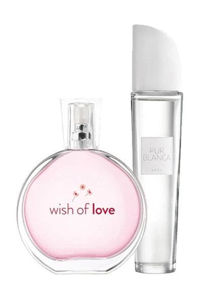 AVON Wish Of Love ve Pur Blanca İkili Parfüm Paketi ürün görseli
