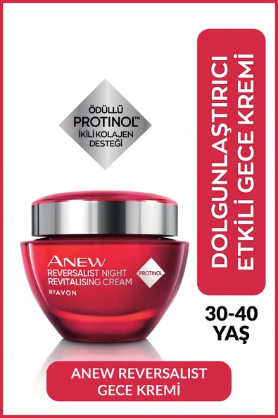 AVON Anew Reversalist Yenileyici Gece Yüz Kremi 50 Ml.