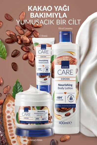 AVON Care Kakao Yağı Içeren Çok Amaçlı Krem 400ml - 2