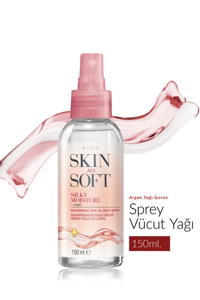 AVON Besleyici Sprey Vücut Yağı - Silky Moisture 150 ml 5050136879808 - 2