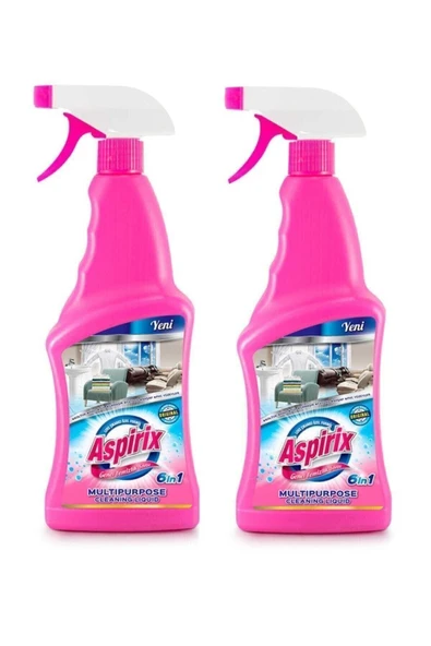 Asprin Tex Aspirix Çok Amaçlı Temizlik Sıvısı 750 ml 2li