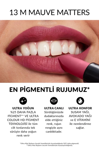 AVON Ultra Mat Ruj - Mauve Matters - 2