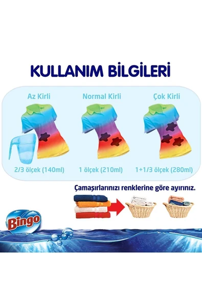 Bingo Matik Renklı&Beyaz Toz Deterjanı 4 kg - 5