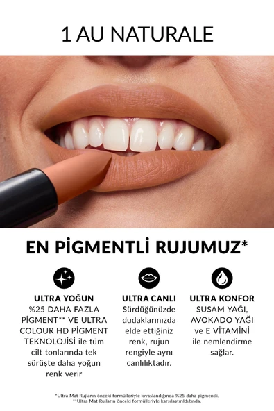 AVON Ultra Mat Ruj - Au Naturale - 2