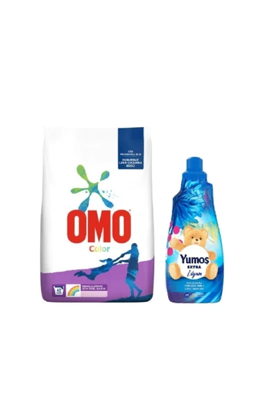 Omo Color Toz Deterjan 5.5 Kg +yumos Extra Yumusatıcı 1440 Ml Lılyum