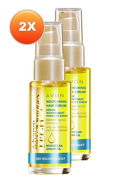 AVON Fas Argan Yağı Besleyici Saç Serumu 30 ml 2'li Set 5050000108331
