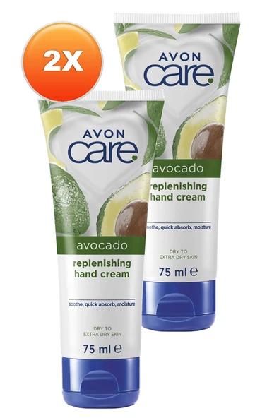 AVON Care Kuru Ciltler İçin Avokado Özlü El Krem 75 Ml. İkili Set