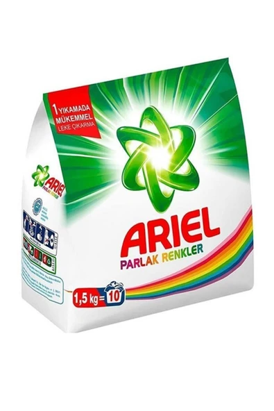 ACE 2-adet Ariel Matik Toz Deterjan Beyazlar Için 1,5 Kg