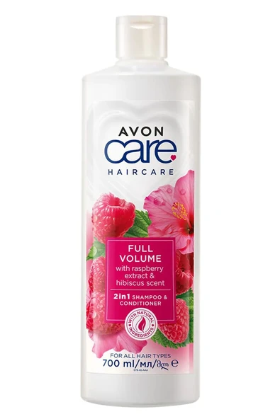AVON Care Ahududu ve Hibiscus Kokulu Şampuan ve Saç Bakım Kremi 700 Ml.