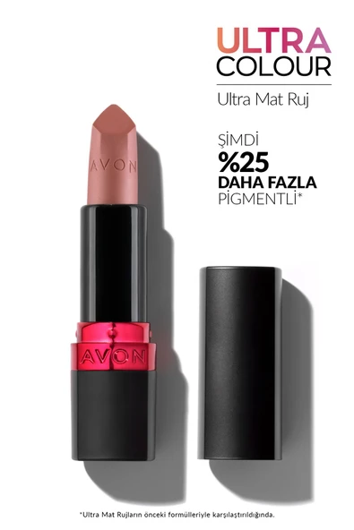 AVON Ultra Mat Ruj - Nude Suede
