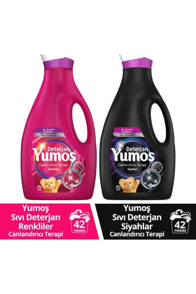 Yumoş Siyah Ve Koyu Renkli Giysiler Için Deterjan 2520 ml Renkli Giysiler Için Deterjan 2520 ml