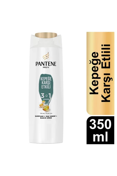 Pantene 350 ml Şampuan 3in1 Kepeğe Karşı