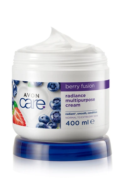 AVON Care Yaban Mersini Ve Çilek Özlü El, Yüz Ve Vücut Kremi - 400ml
