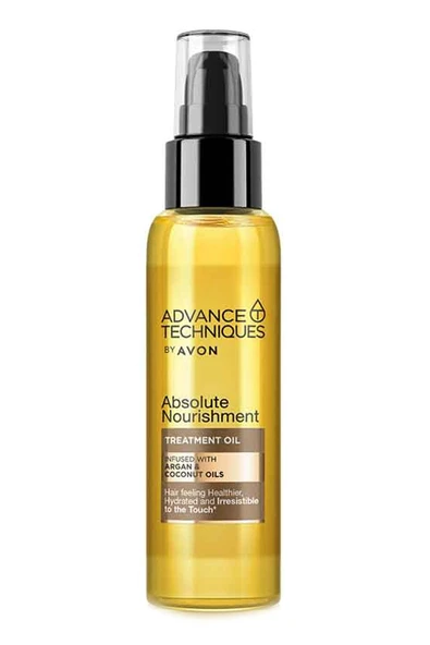 AVON Advance Techniques Argan ve Hindistan Cevizi Yağı İçeren Saç Bakım Yağı 100 Ml.