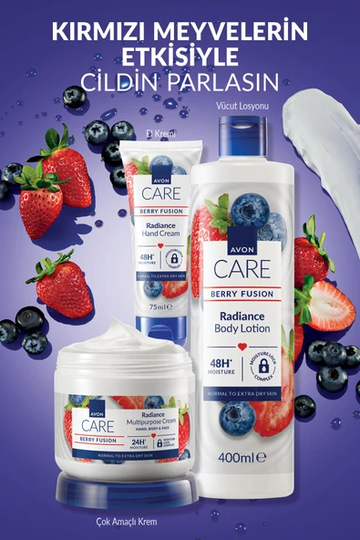 AVON Care Berry Fusion Yabanmersinli El Kremi 75 Ml. - 2