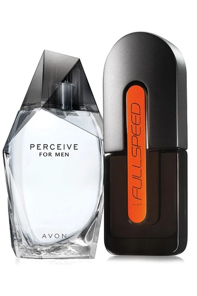 AVON Perceive Erkek Parfüm 100 Ml. ve Full Speed Erkek Parfüm 75 Ml. İkili Paket