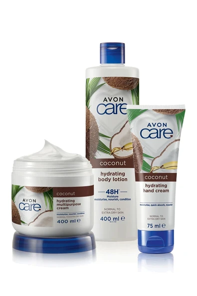 AVON Care Hindistan Cevizi Yağı İçeren Çok Amaçlı Krem Paketi