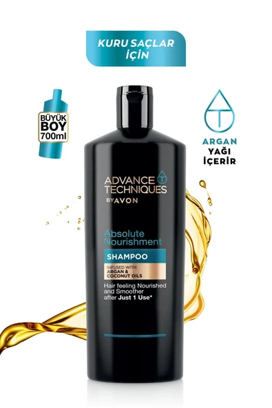 AVON Argan ve Hindistan Cevizi Yağı İçeren Besleyici Şampuan 700 Ml. - 2
