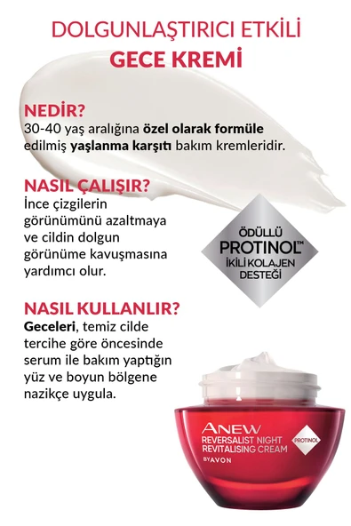 AVON Anew Reversalist Yenileyici Gece Yüz Kremi 50 Ml. - 2