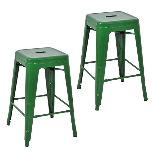 Tolix Yüksek Metal Tabure (2 Adet) - 8