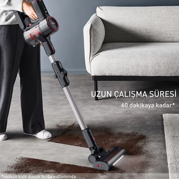 Tefal TY6T90TR X-Force Flex 8.60 Max Aqua Kablosuz Şarjlı Dikey Süpürge 2211401272 - 3