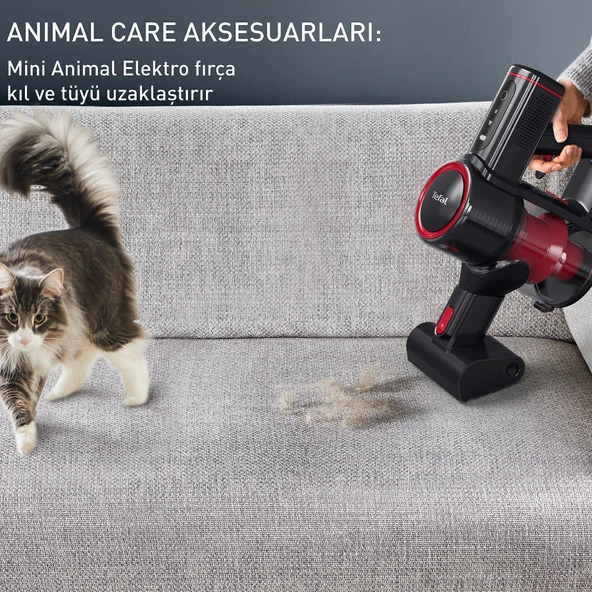 Tefal TY6T90TR X-Force Flex 8.60 Max Aqua Kablosuz Şarjlı Dikey Süpürge 2211401272 - 7